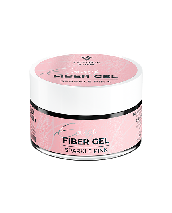 EASY FIBER GEL Sparkle Pink 15 ml - VICTORIA VYNN