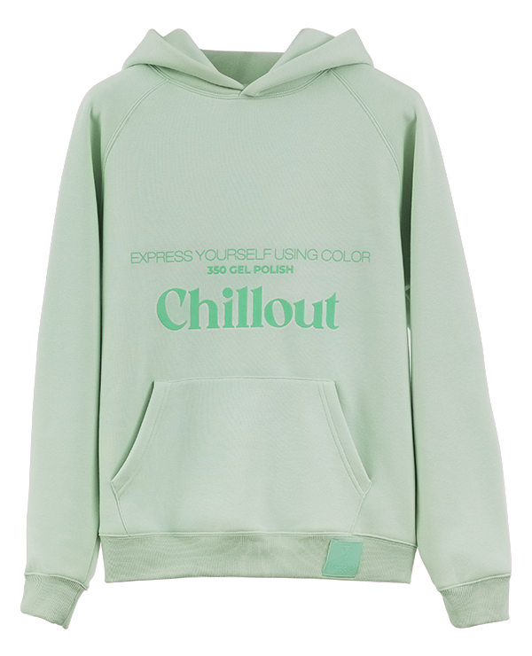 HOODIE, green, M oversize - VICTORIA VYNN