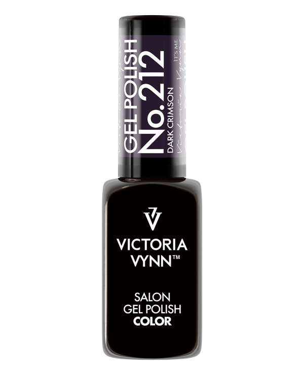 GEL POLISH 212 Dark Crimson - VICTORIA VYNN