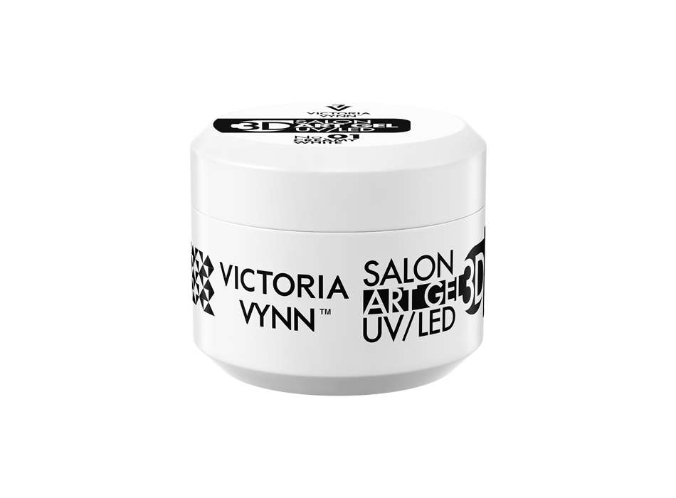 ART GEL 3D 01 Creamy White - VICTORIA VYNN