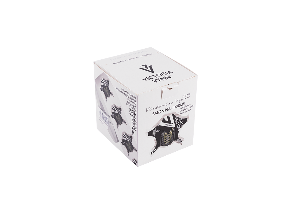 SALON NAIL FORMS BLACK 400 szt. - VICTORIA VYNN