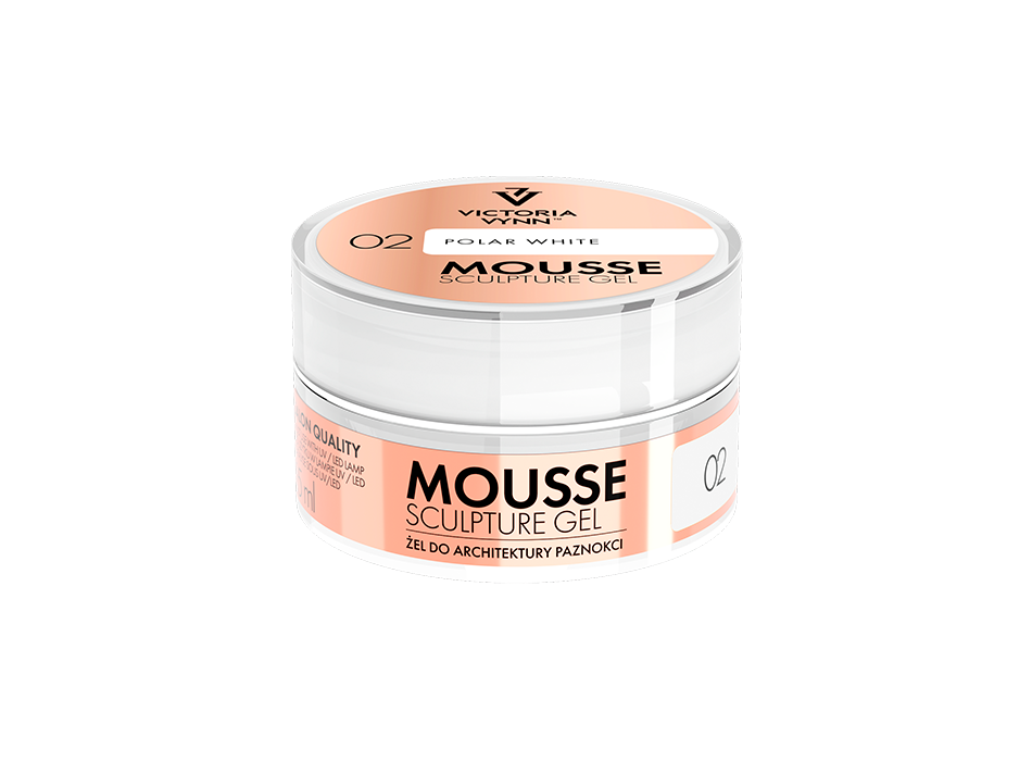 MOUSSE SCULPTURE GEL 02 Polar White 15ml - VICTORIA VYNN